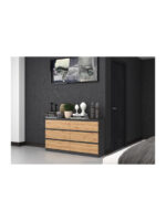 Wooden Chest of Drawers with 6 Drawers 138x40x77cm