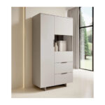 Sideboard Wooden Beige 41.5x90x170cm