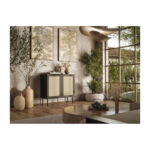 Sideboard Juta Wooden Black 100x38x90cm