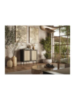Sideboard Juta Wooden Black 100x38x90cm