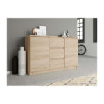 Sideboard 2d3s Wooden with Drawers Sonoma 120x40x97cm
