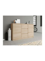Sideboard 2d3s Wooden with Drawers Sonoma 120x40x97cm