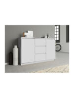 2D3S Wooden Buffet with Drawers White L120xW40xH97cm