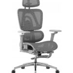 Office Chair with Adjustable Arms Expert Gray Mark Adler
