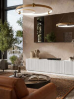 TV Stand Liverti White M42xD48xH200cm