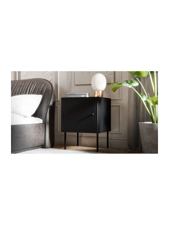fixedratio_20260617150218_komodina_xylina_2tmch_45x39x59cm_400031.jpeg Bedside Tables Wooden Black 2 Pieces 45x39x59cm - Image 1
