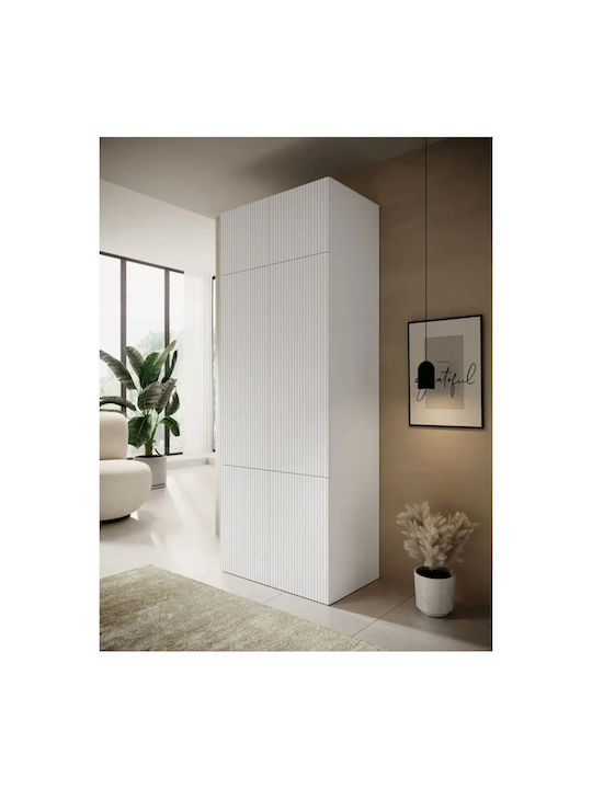 fixedratio_20260617150218_komodino_pafos_xylino_leyko_90by55_5x45cm.jpeg Bedside Table Pafos Wooden White 90x55.5x45cm - Image 1