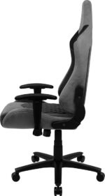 Aerocool Duke Fabric Gaming Chair with Adjustable Arms Ash Black - Image 4