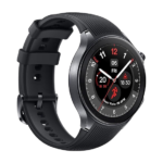 OnePlus Watch 2 Stainless Steel 47mm Waterproof with Heart Rate Monitor (Black Steel)