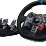 Logitech G29 Driving Force Steering Wheel with Pedals for PC / PS3 / PS4 / PS5 with 900° Rotation