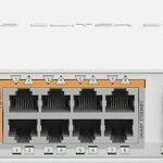 MikroTik CRS112-8P-4S-IN Unmanaged L2 PoE+ Switch with 8 Gigabit (1Gbps) Ethernet Ports and 4 SFP Ports