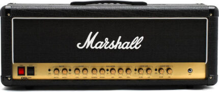 Marshall DSL100 Λαμπάτη Κεφαλή Ηλεκτρικής Κιθάρας 100W Μαύρη