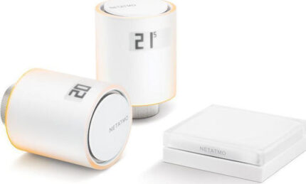 Netatmo NVP-EN Electronic Thermostatic Radiator Valve with Wi-Fi for Radiator Body 2pcs