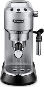De'Longhi Dedica Pump Automatic Espresso Machine 1300W Pressure 15bar Silver