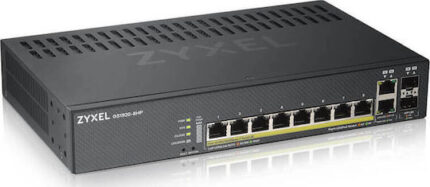 Zyxel GS1920-8HPV2 Managed L2 PoE+ Switch with 8 Gigabit (1Gbps) Ethernet Ports