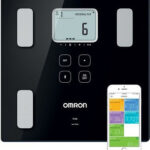 Omron Viva Smart Bathroom Scale with Body Fat Counter & Bluetooth Black