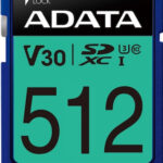 Adata Premier Pro SDXC 512GB U3 UHS-I 100MB/s με αντάπτορα