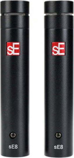 xlarge_20190823170435_se_electronics_se8_zeygos.jpeg SE Electronics SE8 (Pair) Set Condenser (Small Diaphragm) Microphone XLR Shock Mounted for Vocals - Image 1