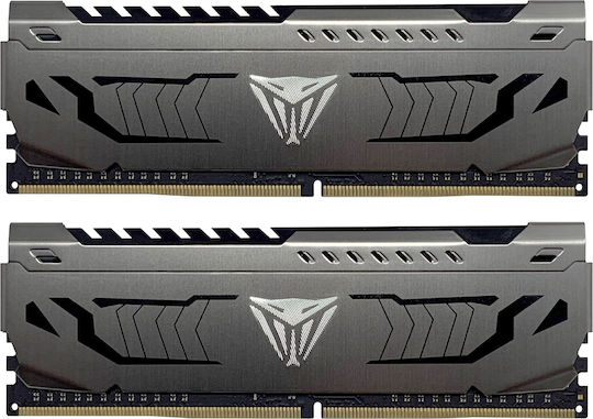 xlarge_20190902142938_patriot_viper_steel_16gb_ddr4_3200mhz_pvs416g320c6k.jpeg Patriot Viper Steel DDR4 16GB RAM with 2x8GB Modules and Speed 3200 for Desktop - Image 1
