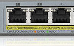 Zyxel GS1350-6HP Managed L2 PoE+ Switch with 5 Gigabit (1Gbps) Ethernet Ports and 1 SFP Port