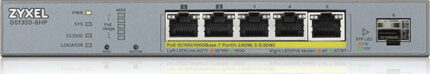 Zyxel GS1350-6HP Managed L2 PoE+ Switch with 5 Gigabit (1Gbps) Ethernet Ports and 1 SFP Port
