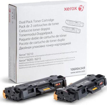 Xerox B205 Original Multipack Toner Laser Printer Black 2pcs (106R04349)