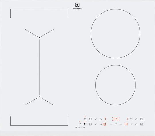 xlarge_20200122165338_electrolux_liv63431bw.jpeg Electrolux Induction Cooktop Autonomous with Child Lock Function 59x52εκ. White - Image 1