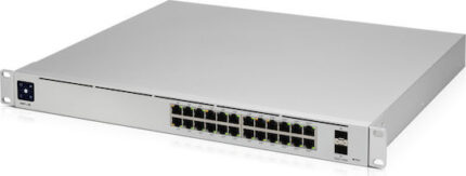 Ubiquiti UniFi Pro 24 POE Gen2 Managed L3 PoE+ Switch with 24 Gigabit (1Gbps) Ethernet Ports and 2 SFP Ports