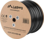Lanberg U/UTP Cat.5e Network Cable Ethernet without Terminated 305m Black