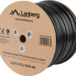 Lanberg U/UTP Cat.5e Network Cable Ethernet without Terminated 305m Black