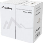 Lanberg U/UTP Cat.6 Gigabit Network Cable Ethernet without Terminated 305m Gray