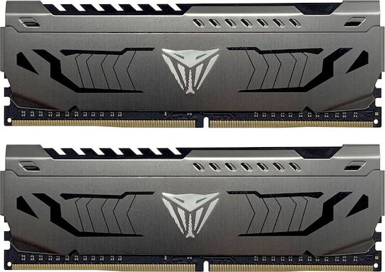 xlarge_20200626113630_patriot_patriot_v4s_64gb_ddr4_3200mhz_pvs464g320c6k.jpeg Patriot Viper Steel DDR4 64GB RAM with 2x32GB Modules and Speed 3200 for Desktop - Image 1