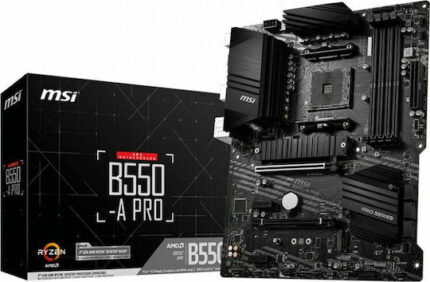 MSI B550-A Pro Motherboard ATX with AMD AM4 Socket 7C56-002R