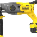 Stanley Pneumatic Impact Demolition Hammer Battery Brushless 18V 2x4Ah with Chuck SDS Plus