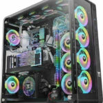 Thermaltake Core P8 TG Gaming Full Tower Computer Case with Side Window Black
