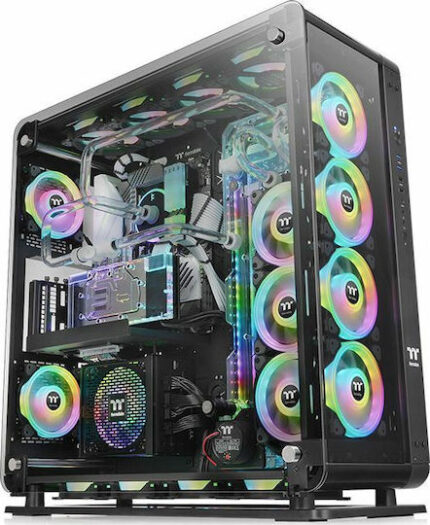 Thermaltake Core P8 TG Gaming Full Tower Computer Case with Side Window Black