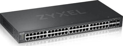Zyxel GS2220-50 Managed L2 Switch with 44 Gigabit (1Gbps) Ethernet Ports and 6 SFP Ports