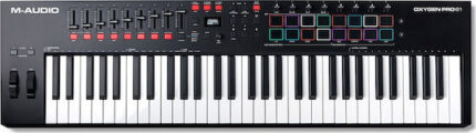M-Audio Midi Controller Oxygen Pro 61 with 61 Keyboard Black