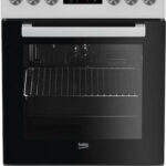 Beko Natural Gas & Electric Cooker 55lt with Natural Gas Hobs W50cm. White