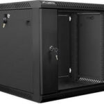 Lanberg Wall Mounted Rack Cabinet 9U 60x55x51.23cm Black WF01-6609-10B