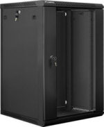 Lanberg Επιτοίχια Rack Cabinet 18U 60x60x90.7cm Black WF01-6618-10B