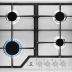 Electrolux Gas Cooktop Autonomous Inox 59.5x51εκ. Silver