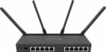 MikroTik RB4011iGS+5HacQ2HnD-IN Wireless Router Wi‑Fi 5 with 10 Gigabit Ports