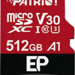 Patriot EP microSDXC 512GB U3 V30 A1 UHS-I 100MB/s