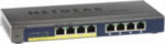 NetGear GS108PP Unmanaged L2 PoE+ Switch with 8 Gigabit (1Gbps) Ethernet Ports