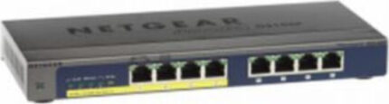 NetGear GS108PP Unmanaged L2 PoE+ Switch with 8 Gigabit (1Gbps) Ethernet Ports