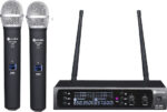 Prodipe UHF M850 DSP Duo Wireless Δυναμικό Microphone Handmade for Vocals