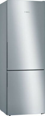Bosch Fridge-Freezer 419lt H201xW70xD65cm Brushed Steel Anti-Fingerprint KGE49AICA