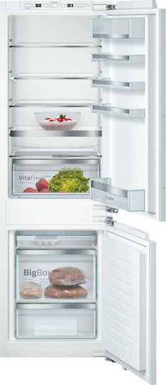 xlarge_20210506122854_bosch_entoichizomeno_psygeiokatapsyktis_kis86afe0.jpeg Bosch Built-in Fridge-Freezer 266lt H177.2xW55.8xD54.5cm White KIS86AFE0 - Image 1