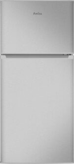 Amica Double Door Refrigerator 167lt H122xW54xD57cm Inox FD2015.4X